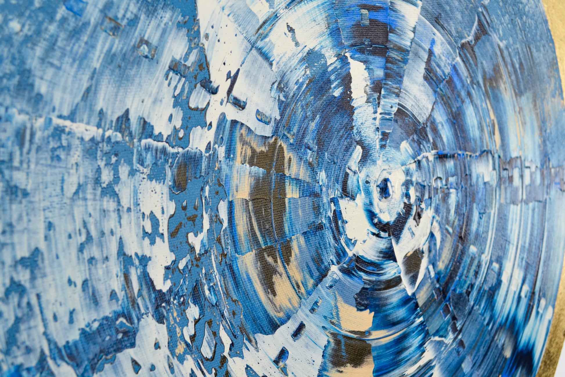 Isabelle Beaubien Oeuvre original - Peinture 48x60 Éclats de ciel