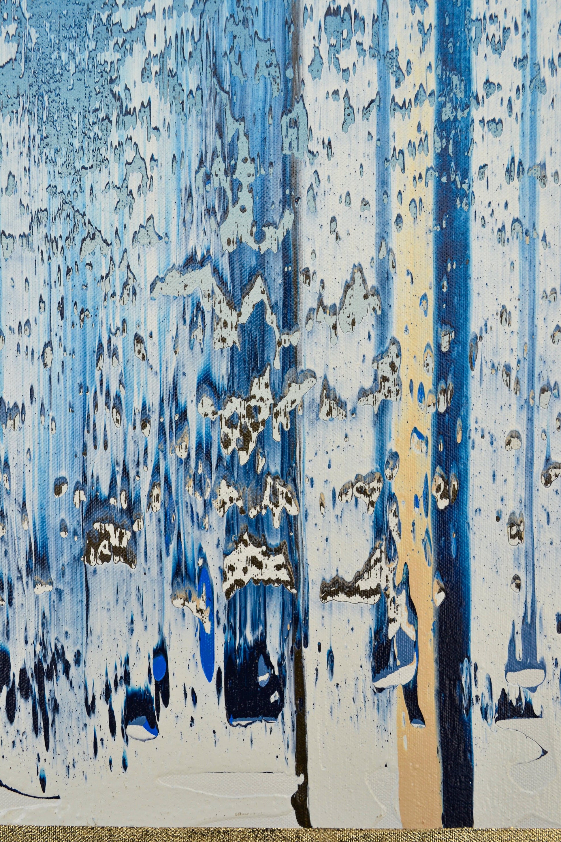 Isabelle Beaubien Oeuvre original - Peinture 48x60 Éclats de ciel