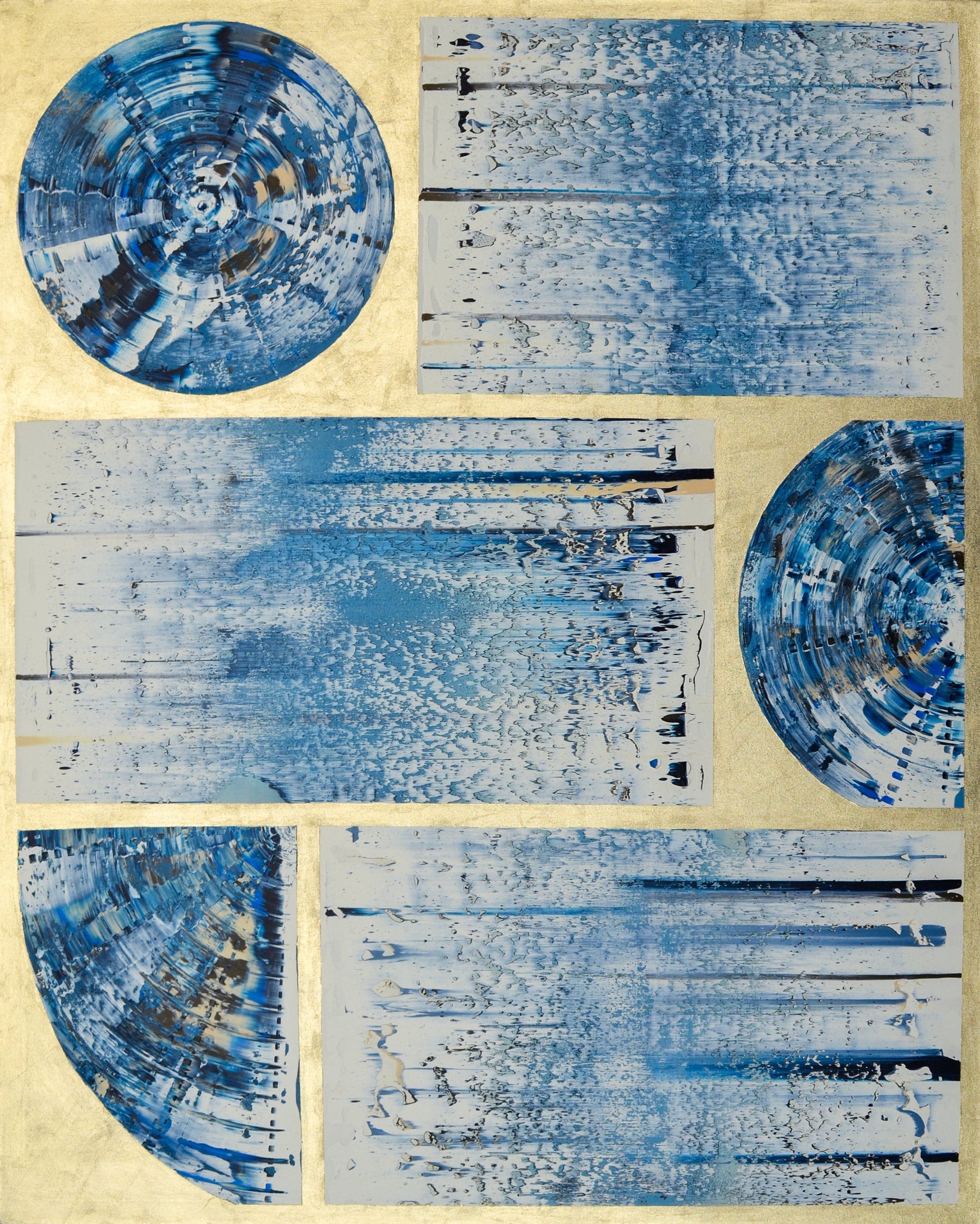 Isabelle Beaubien Oeuvre original - Peinture 48x60 Éclats de ciel