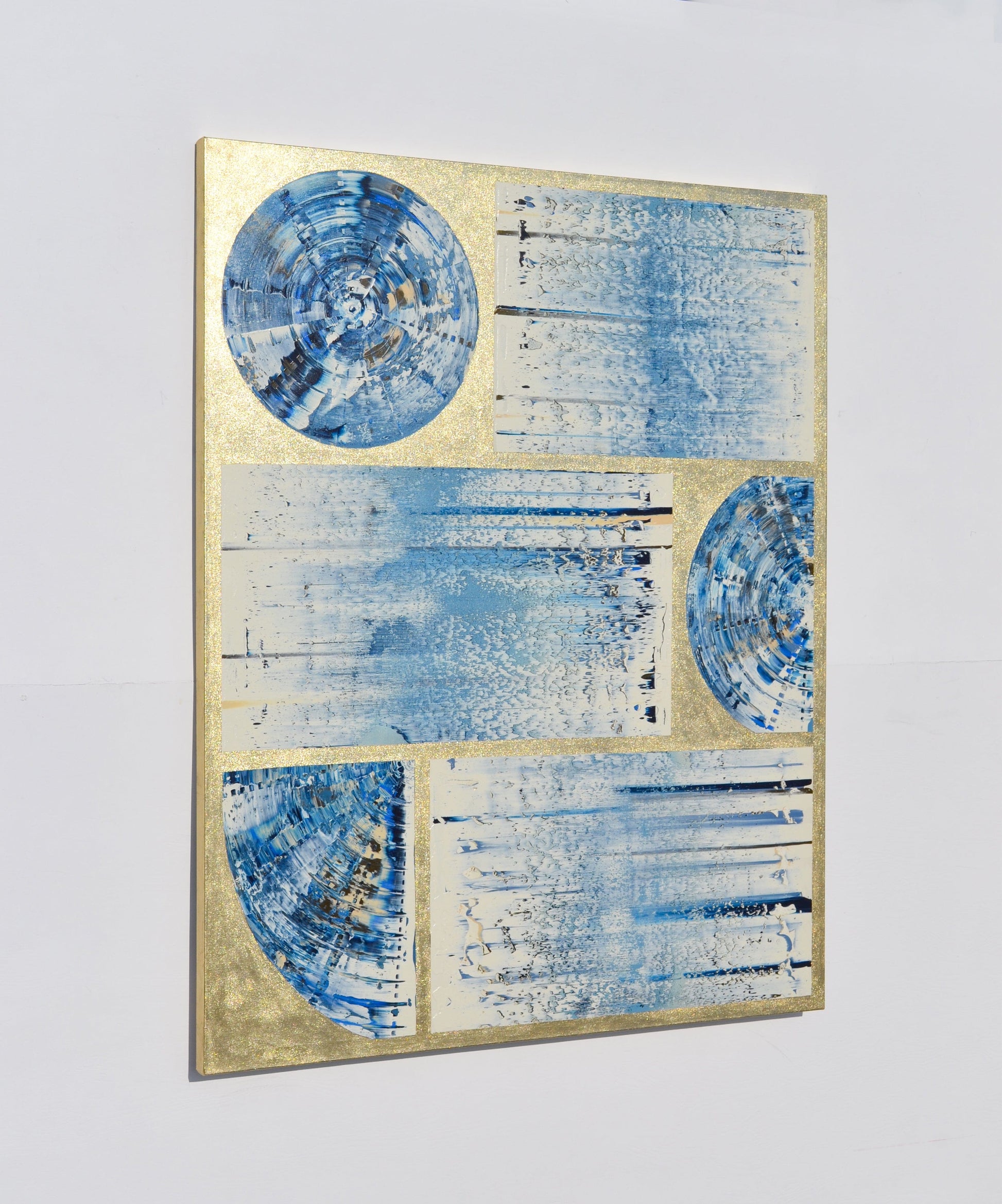 Isabelle Beaubien Oeuvre original - Peinture 48x60 Éclats de ciel
