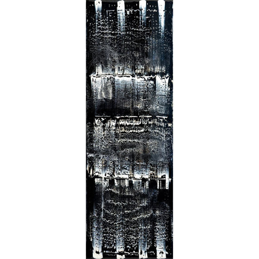 Isabelle Beaubien Oeuvre original - Peinture 72x24 Frozen Waterfall