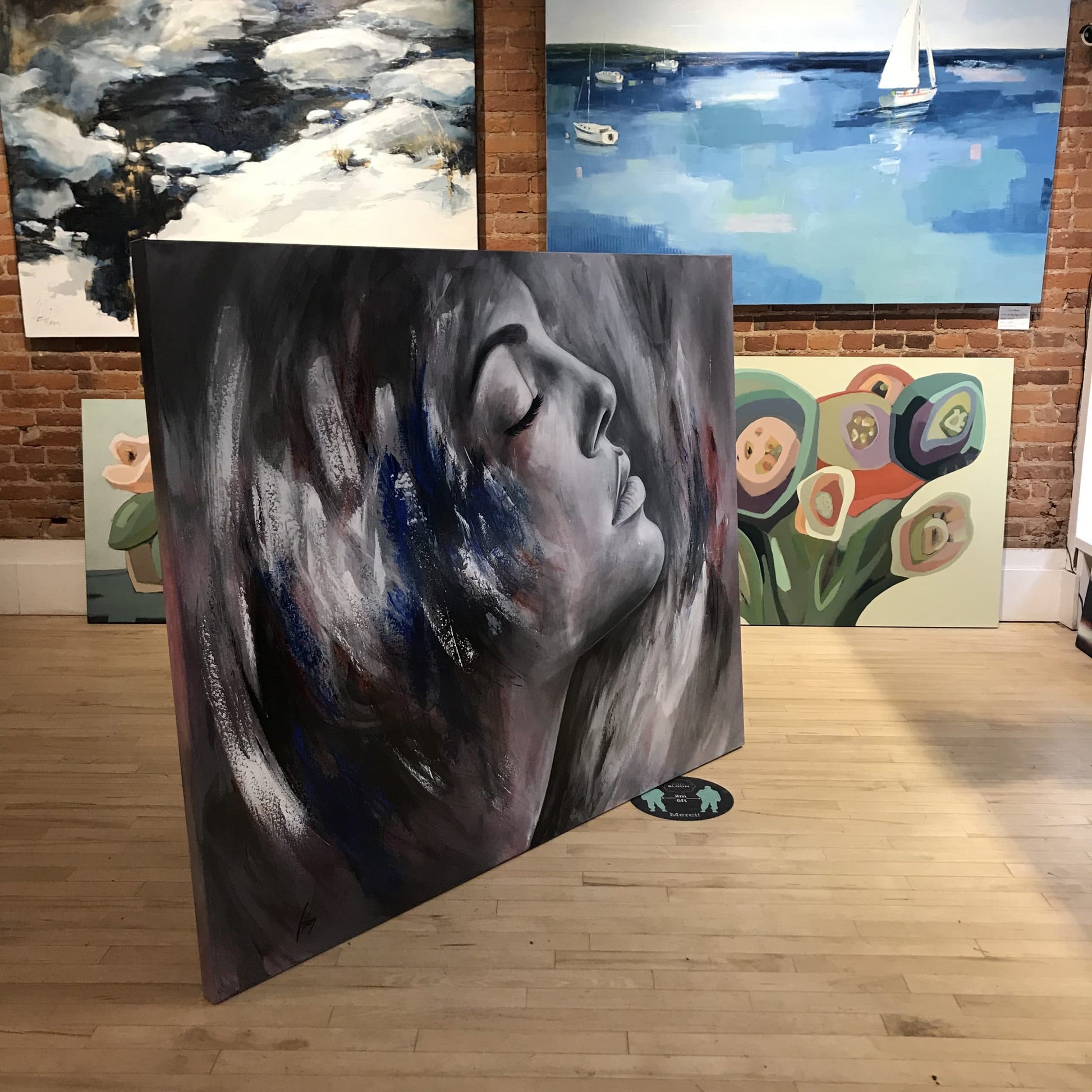 Isabelle Filion Oeuvre original - Peinture 48x60 Odyssée