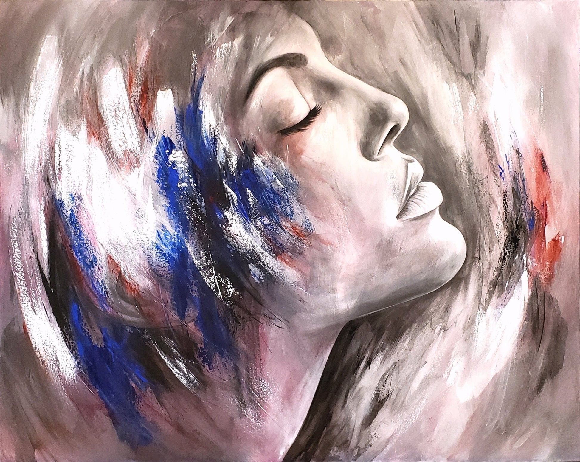 Isabelle Filion Oeuvre original - Peinture 48x60 Odyssée