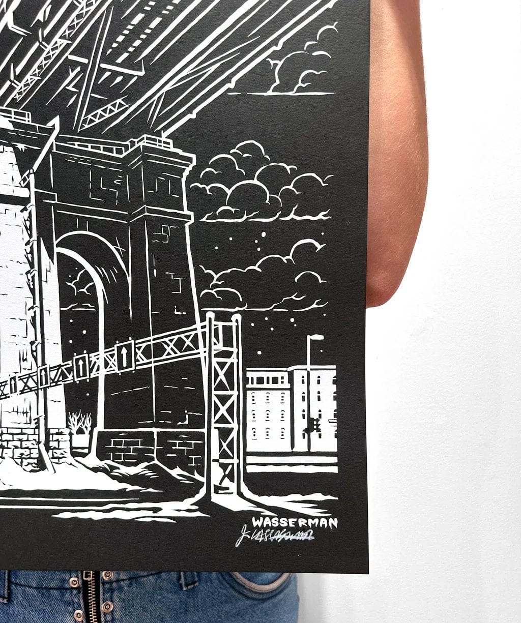 Jason Wasserman Édition limitée - impression numérique 24x18 Craig & Jacques