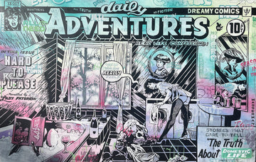 Jason Wasserman Oeuvre original - Peinture 36x56 Hard To Please 2