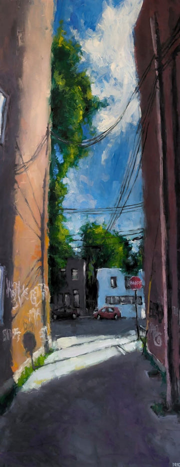 Jeremy Price Oeuvre original - Peinture 60x24 500 Years of Summer