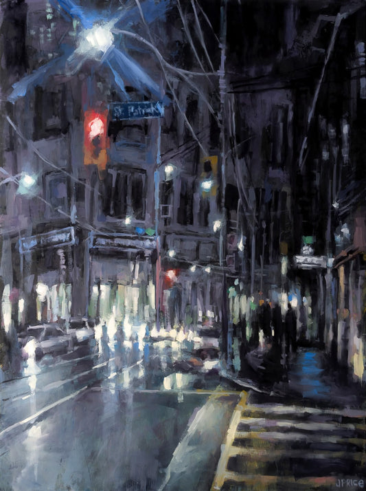 Jeremy Price Oeuvre original - Peinture 40x30 Follow Your Ups And Downs