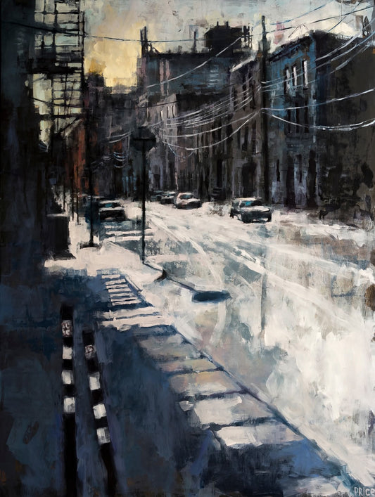 Jeremy Price Oeuvre original - Peinture 48x36 Follow Your Ups And Downs