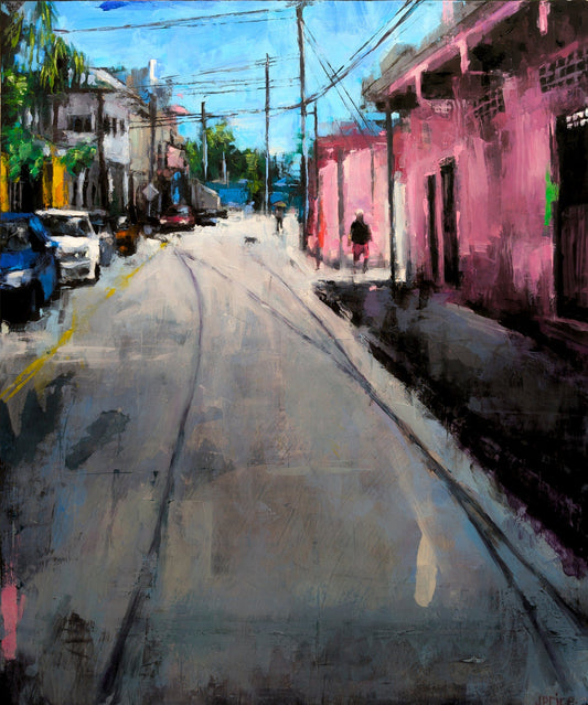 Jeremy Price Oeuvre original - Peinture 36x30 Isla Mujeres