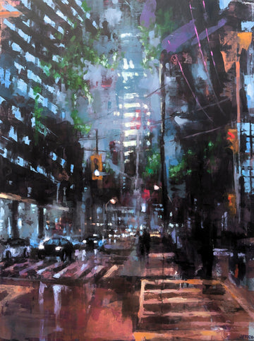 Jeremy Price Oeuvre original - Peinture 36x48 Just a Moment