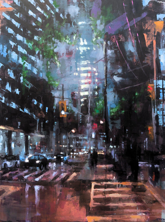Jeremy Price Oeuvre original - Peinture 36x48 Just a Moment