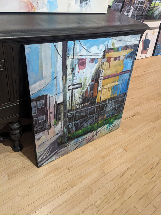Jeremy Price Oeuvre original - Peinture 36x36 More than I imagined