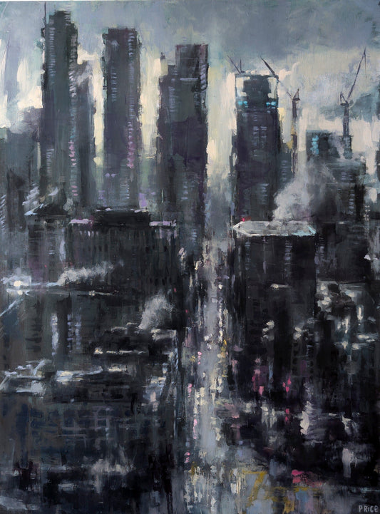 Jeremy Price Oeuvre original - Peinture 40x30 Peel