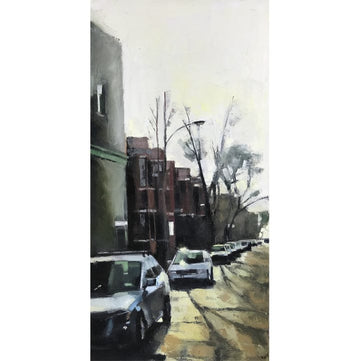 Jeremy Price Oeuvre original - Peinture 48x24 Rue Prince Arthur