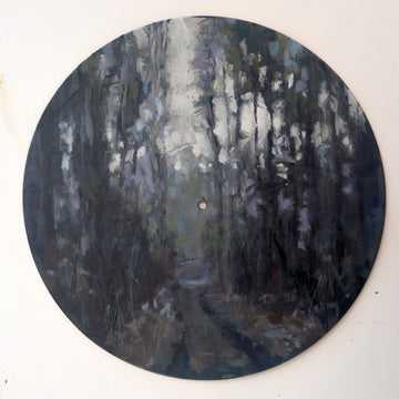 Jeremy Price Oeuvre original - Peinture 12" Diam. Shahwandahgooze - B-Sides #2