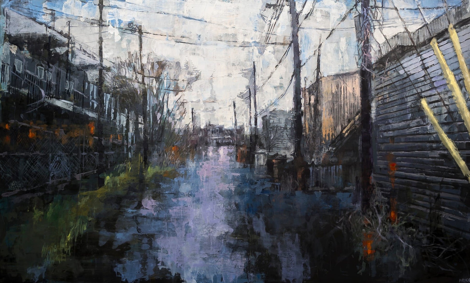 Jeremy Price Oeuvre original - Peinture 36x60 Where Do You Think You Are Going