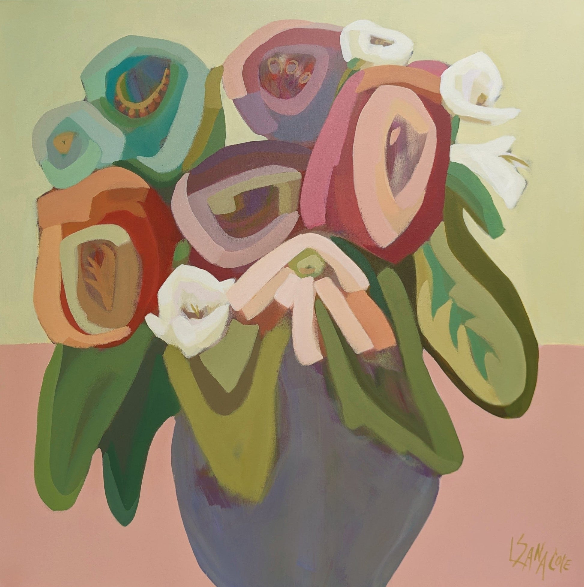 Luce Sanacore Oeuvre original - Peinture 36x36 Another Sunny Morning