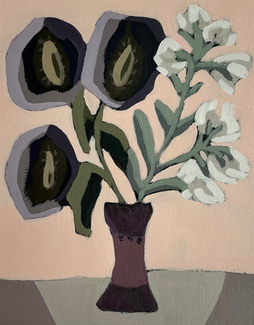 Luce Sanacore Oeuvre original - Peinture 9.5x7.5 D'autrefois