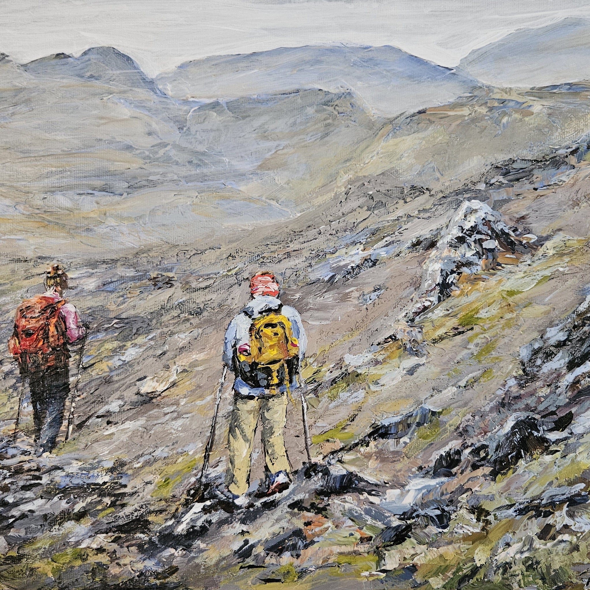 Manon Marchand Oeuvre original - Peinture 12x16 Explorer l'Islande