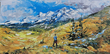 Manon Marchand Oeuvre original - Peinture 12x24 L'éclaircie