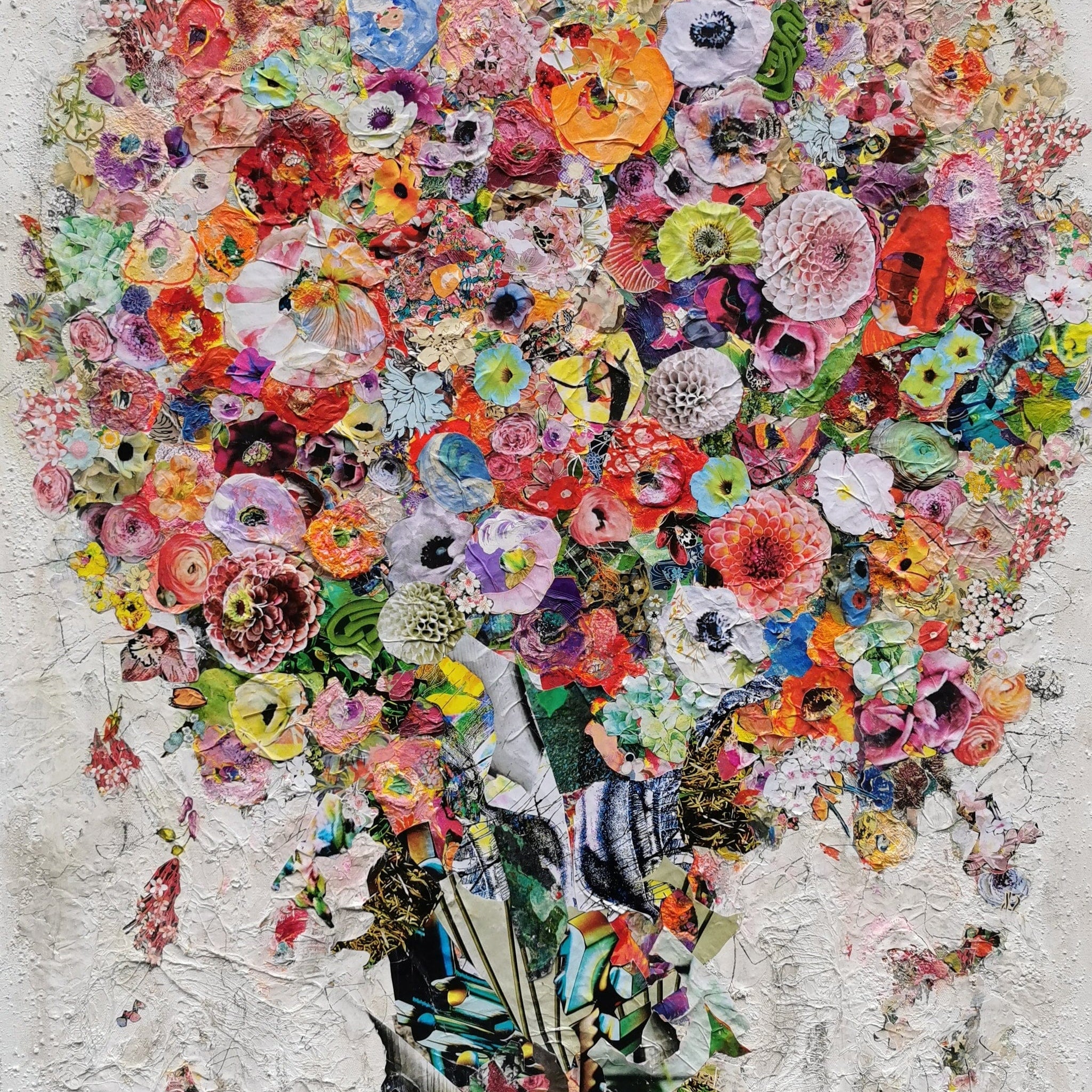 Manuela Moldovan Oeuvre original - Peinture 40x30 A Luminous Bouquet