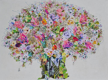 Manuela Moldovan Oeuvre original - Techniques mixtes 30x40 Magnolias in 2025
