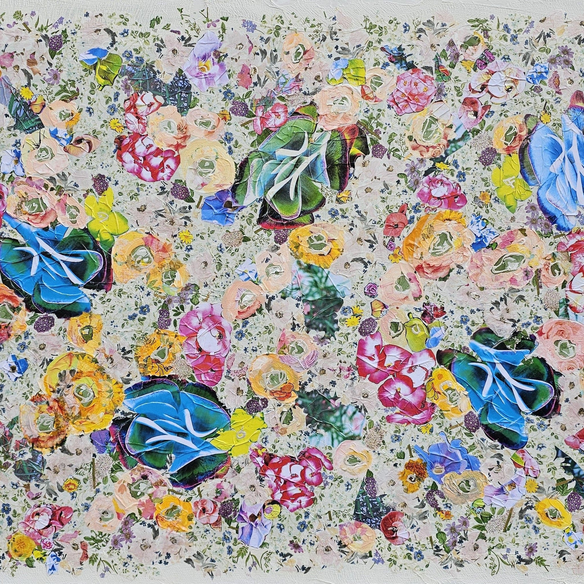 Manuela Moldovan Oeuvre original - Techniques mixtes 40x60 Walking in the Cuban Garden