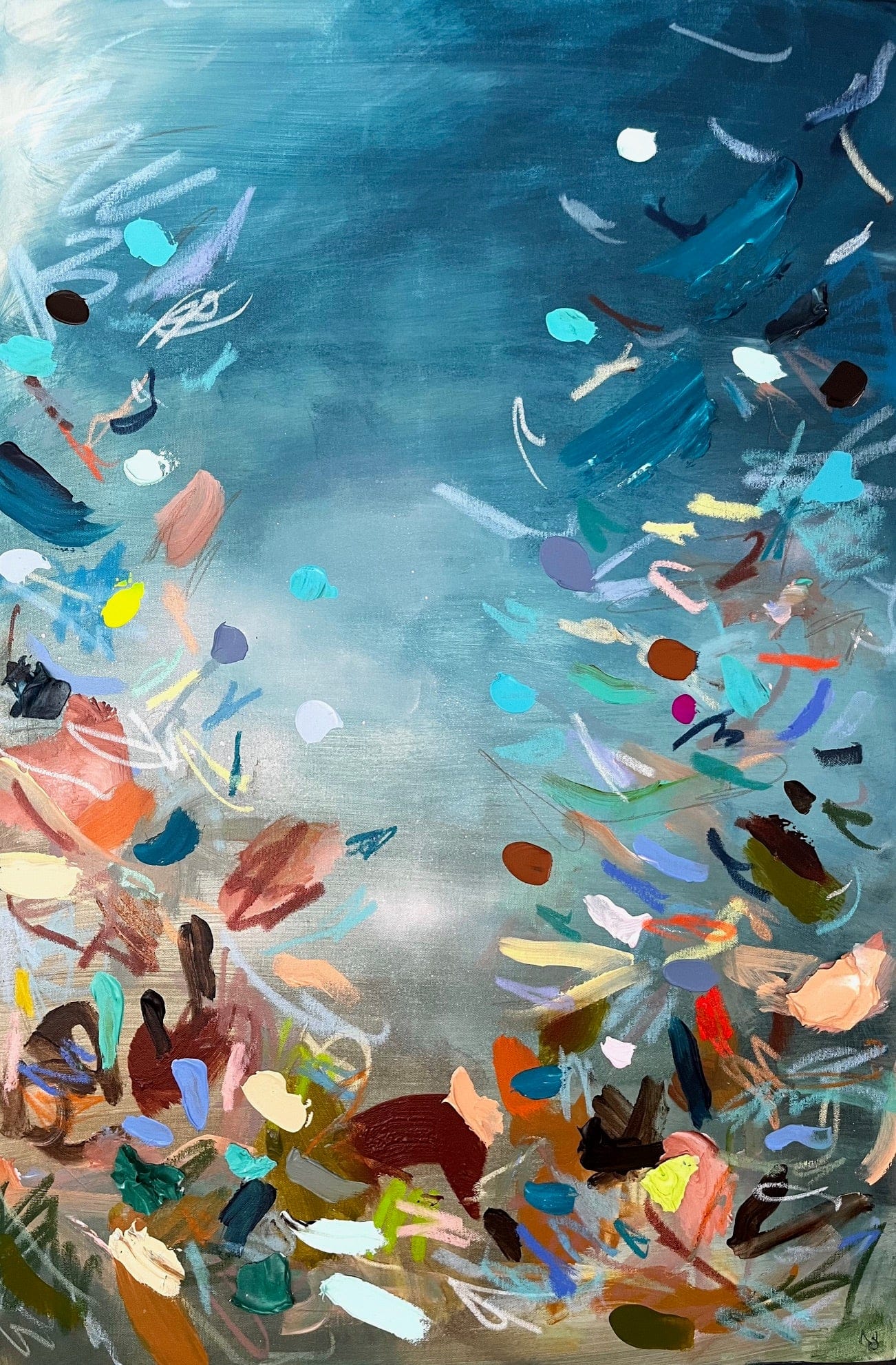 Nabz Oeuvre original - Peinture 24x36 After The Rain