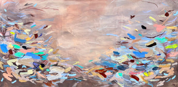 Nabz Oeuvre original - Peinture 30x60 Cedar and Earth
