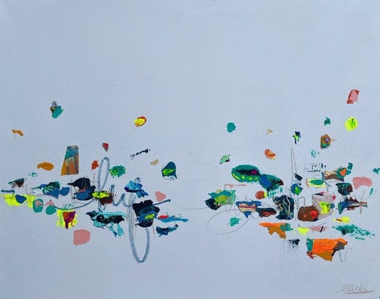 Nabz Oeuvre original - Peinture 24x30 Color Factory