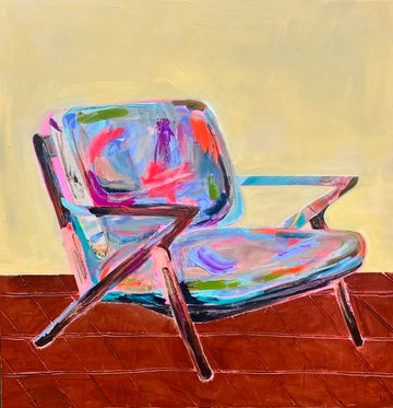Nabz Oeuvre original - Peinture 36x36 Les ptites chaises 16
