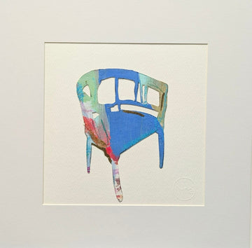 Nabz Oeuvre original - Peinture 10x10 P'tites chaises 006