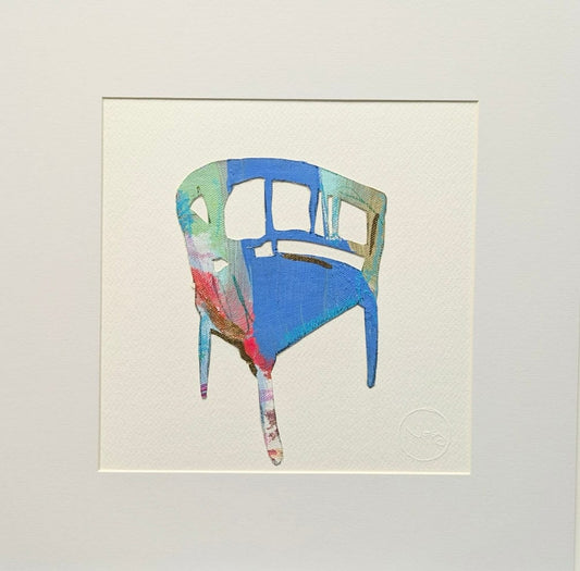 Nabz Oeuvre original - Peinture 10x10 P'tites chaises 006