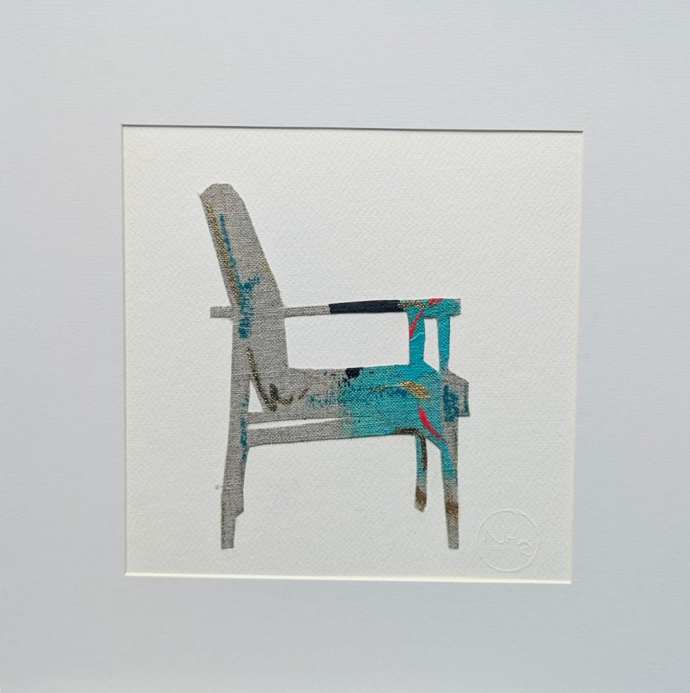 Nabz Oeuvre original - Peinture 10x10 P'tites chaises 009