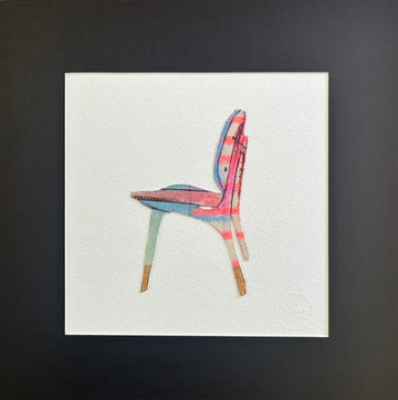 Nabz Oeuvre original - Peinture 10x10 P'tites chaises 051