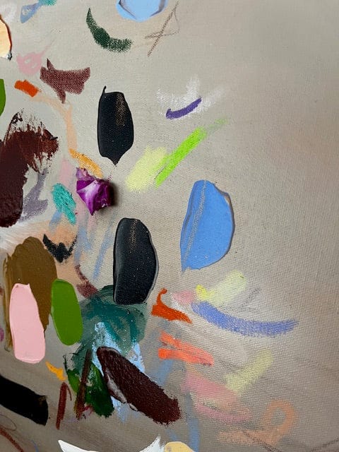 Nabz Oeuvre original - Peinture 24x24 Quietly Awake