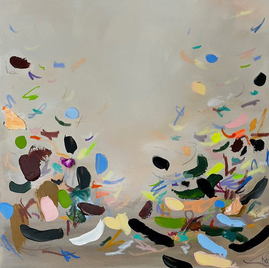 Nabz Oeuvre original - Peinture 24x24 Quietly Awake