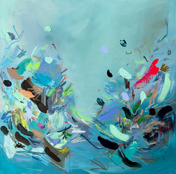 Nabz Oeuvre original - Peinture 30x30 Sunlight Below