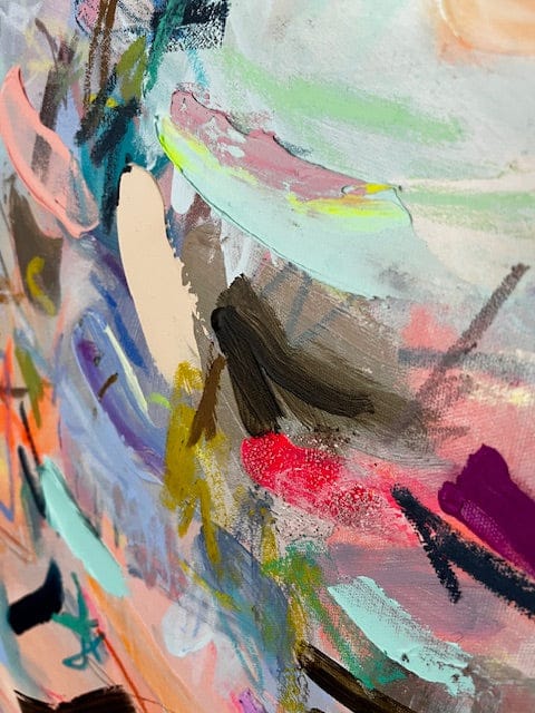 Nabz Oeuvre original - Peinture 40x48 Where The Day Rest