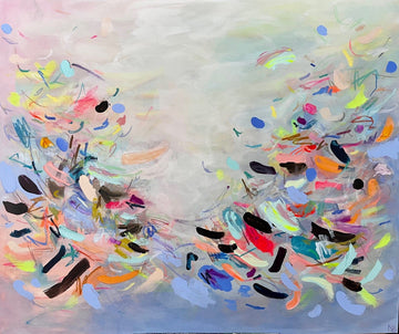 Nabz Oeuvre original - Peinture 40x48 Where The Day Rest