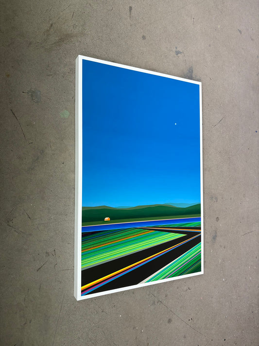 Patrick Déziel Oeuvre original - Peinture 36x24 Chemin des Arpents Verts