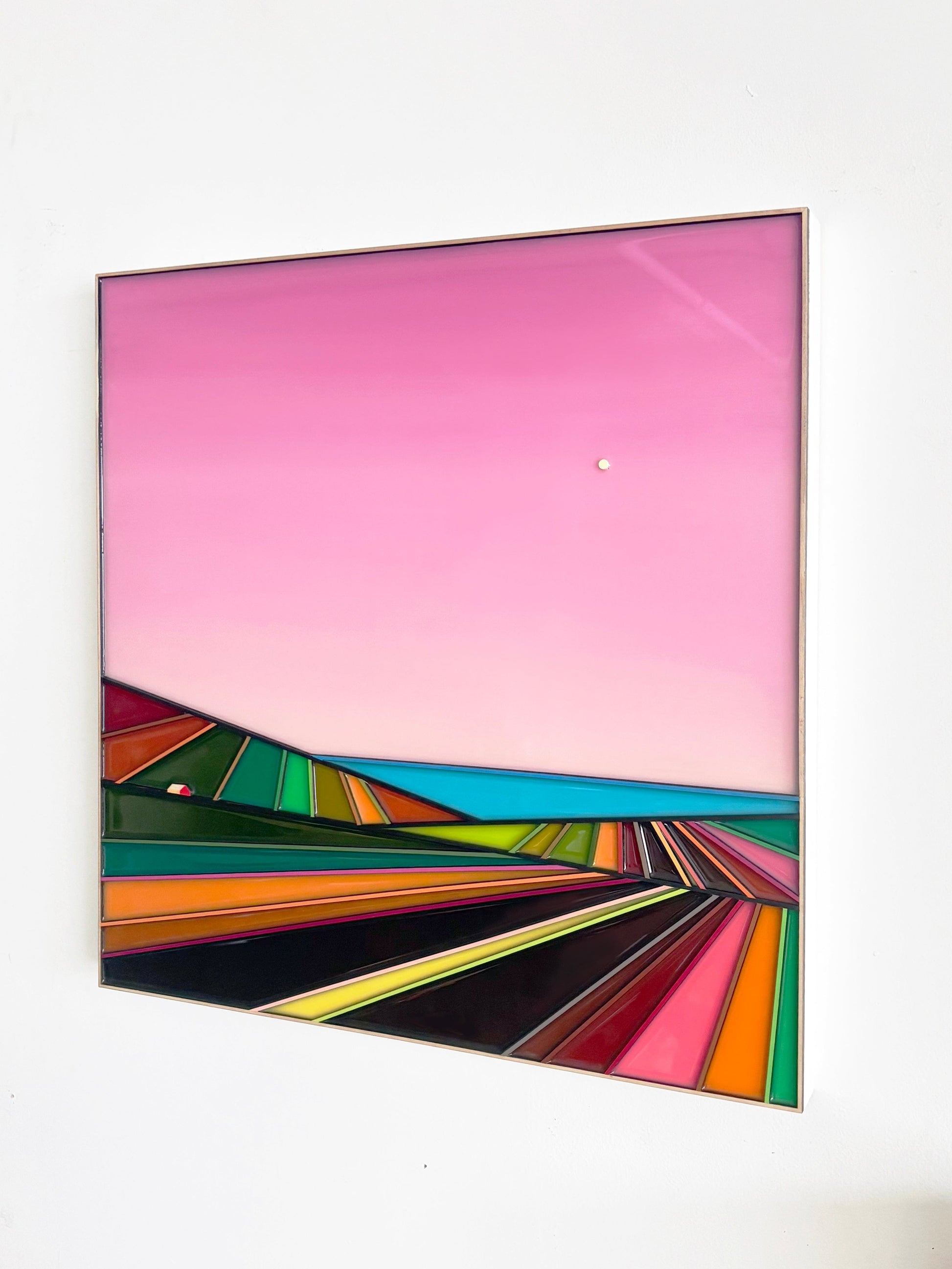 Patrick Déziel Oeuvre original - Peinture 24x24 Fading Shores