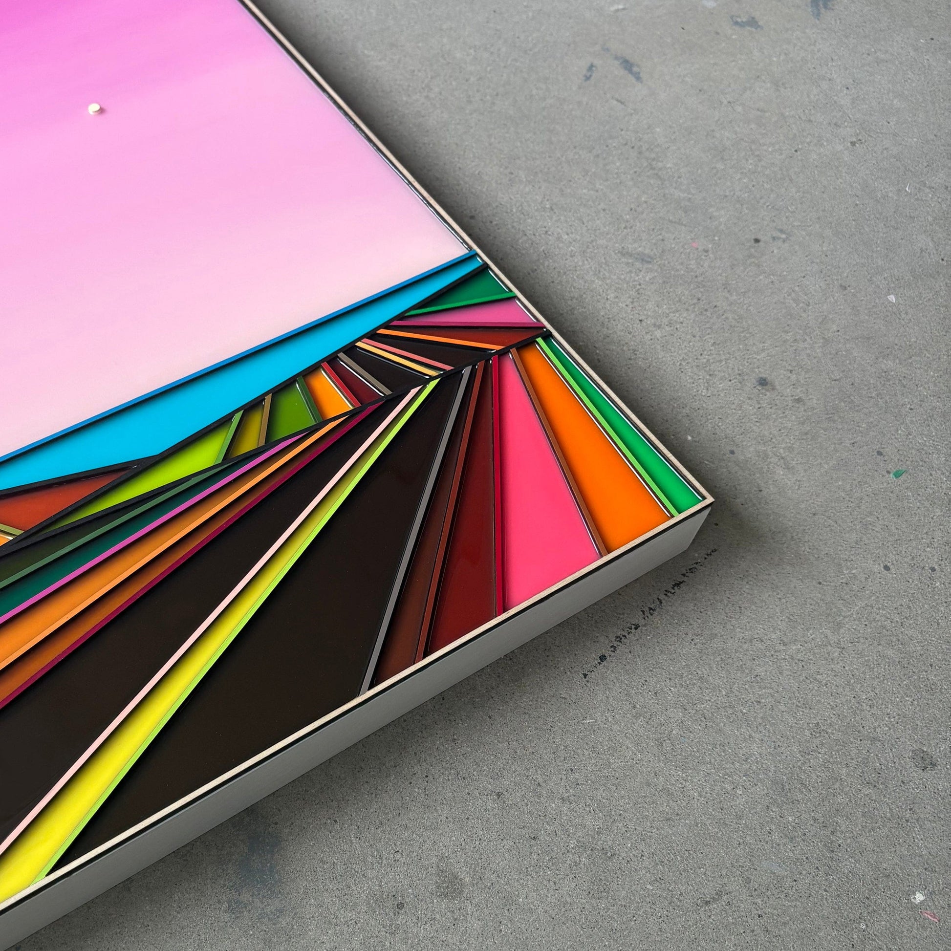 Patrick Déziel Oeuvre original - Peinture 24x24 Fading Shores