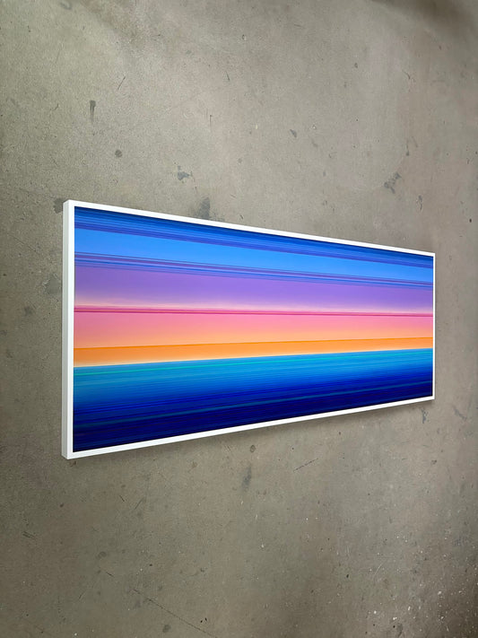 Patrick Déziel Oeuvre original - Peinture 24x60 Fusion Chromatique