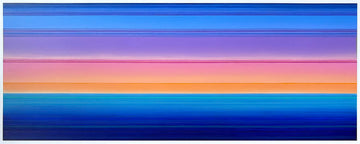 Patrick Déziel Oeuvre original - Peinture 24x60 Fusion Chromatique