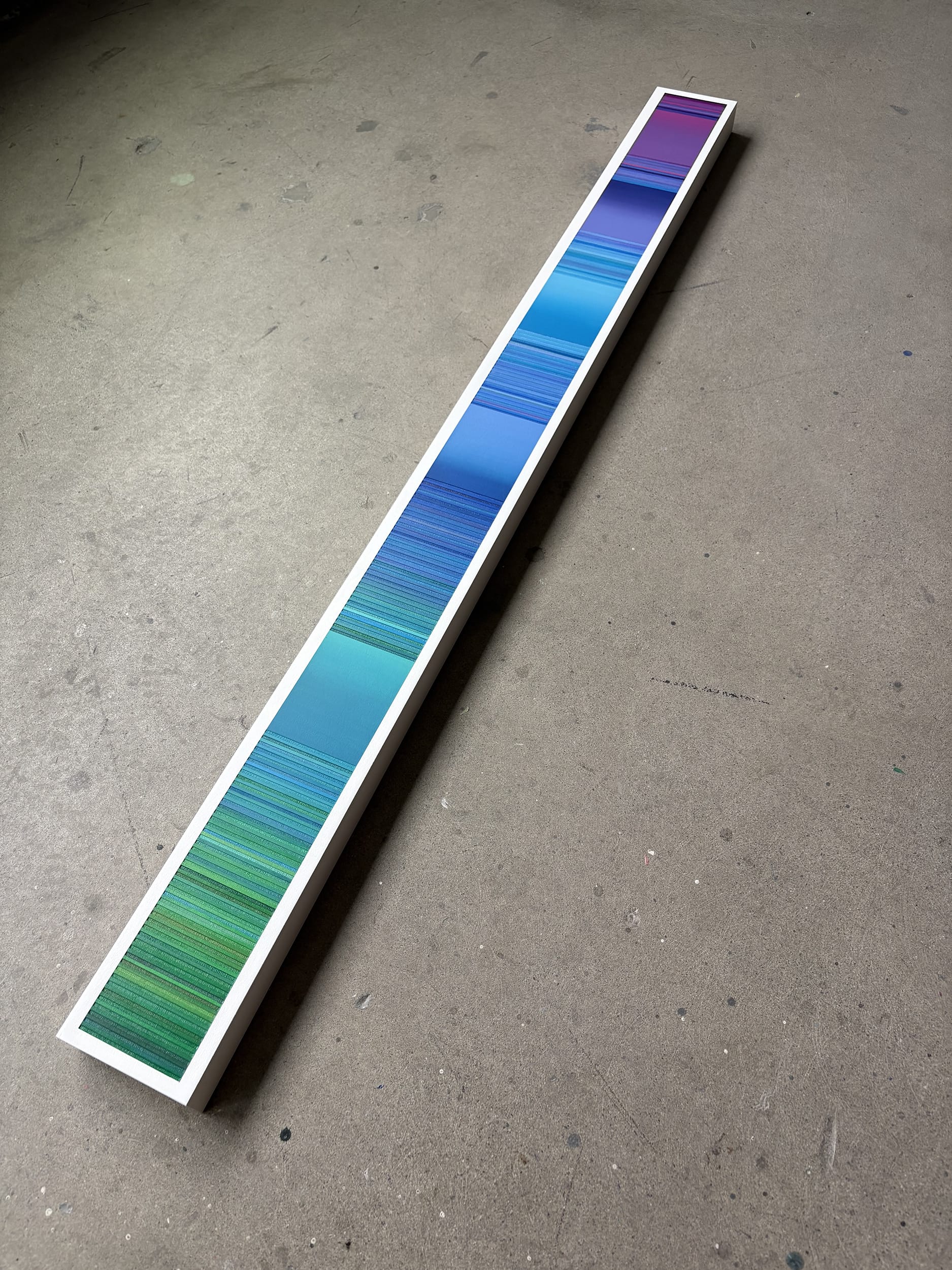 Patrick Déziel Oeuvre original - Peinture 60x5 Lignes