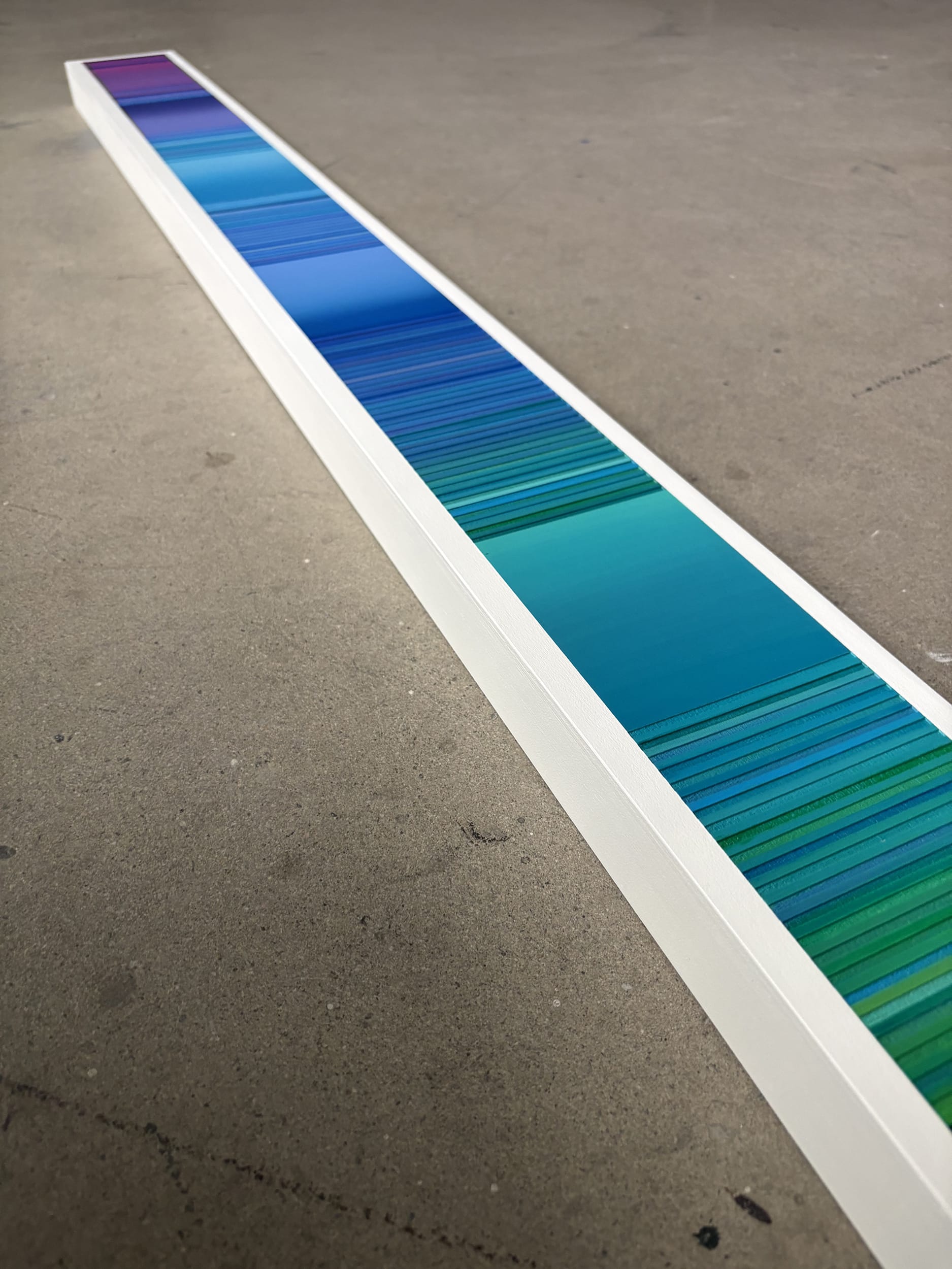 Patrick Déziel Oeuvre original - Peinture 60x5 Lignes