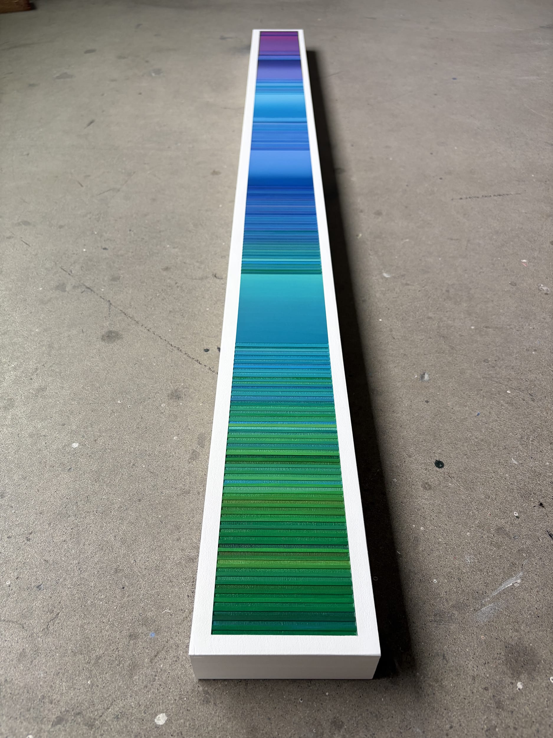 Patrick Déziel Oeuvre original - Peinture 60x5 Lignes