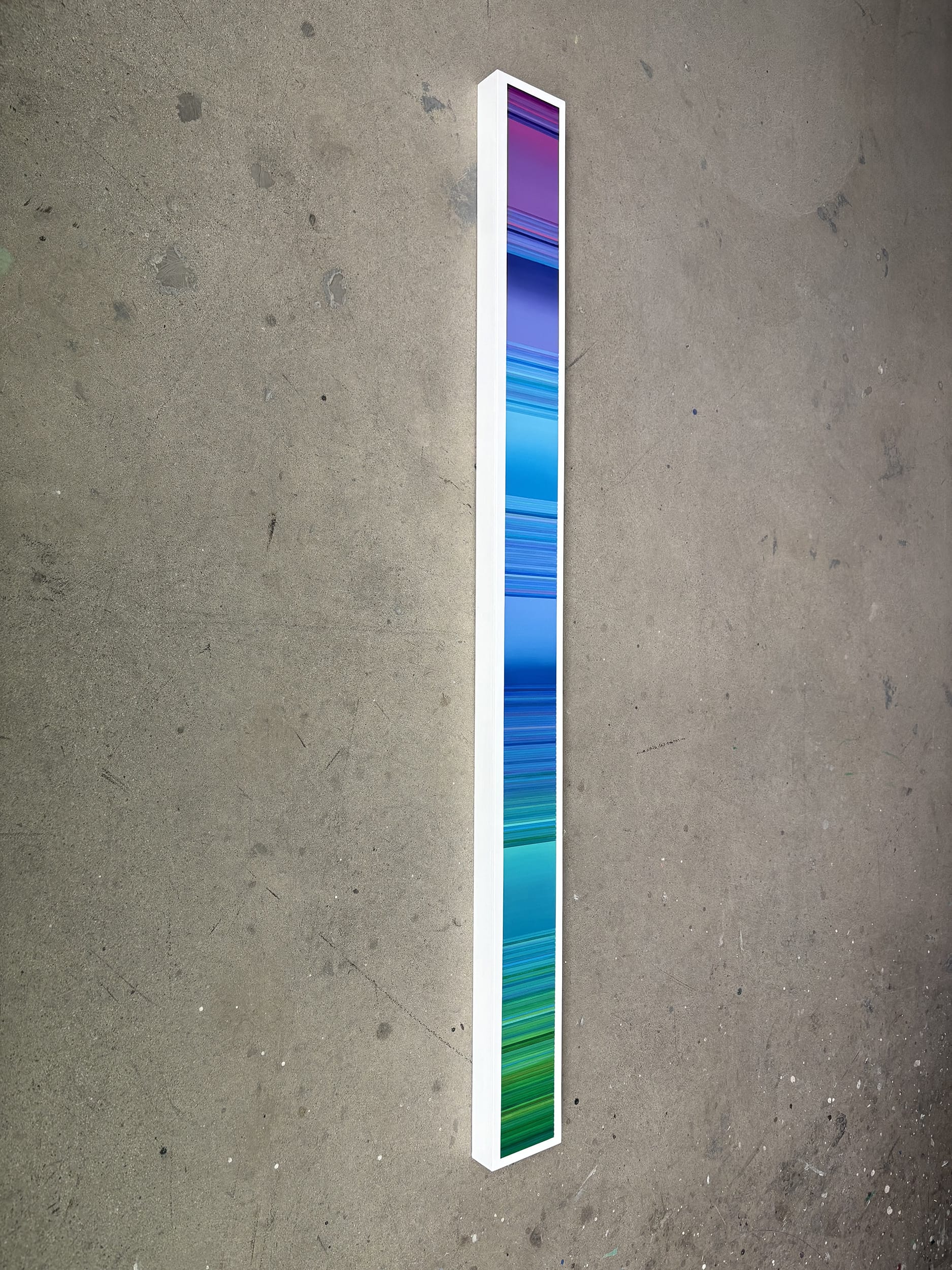 Patrick Déziel Oeuvre original - Peinture 60x5 Lignes