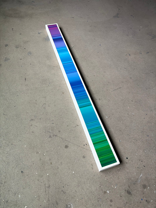 Patrick Déziel Oeuvre original - Peinture 60x5 Lignes